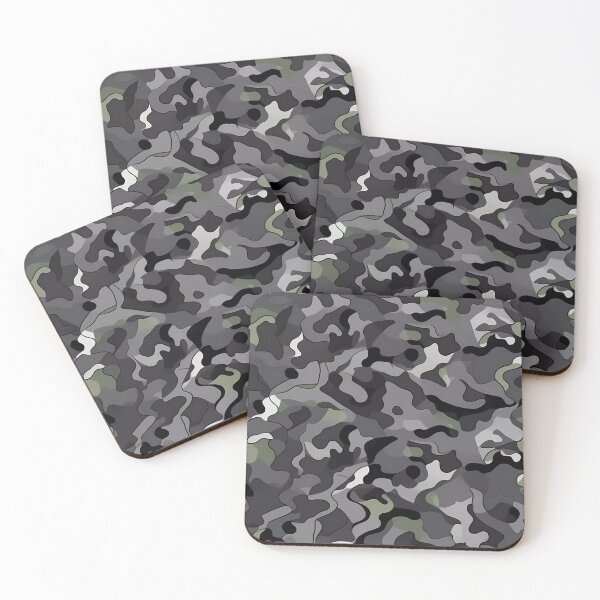 Item preview, Gray-Toned Camouflage Seamless Pattern. designed and sold by GiveMeMood.