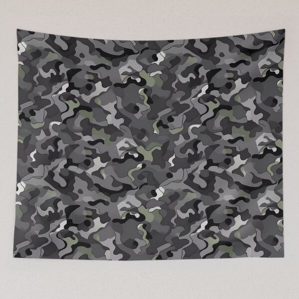 Item preview, Gray-Toned Camouflage Seamless Pattern. designed and sold by GiveMeMood.