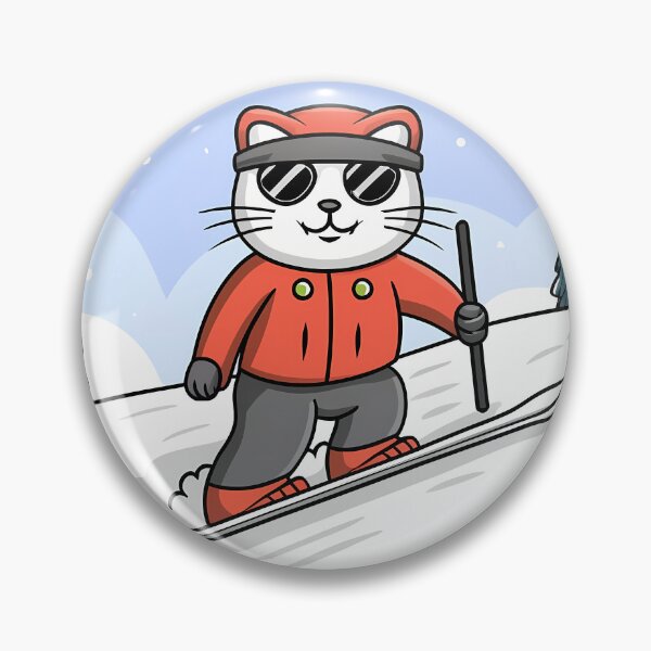 Item preview, cat skiing designed and sold by rozar-nv.