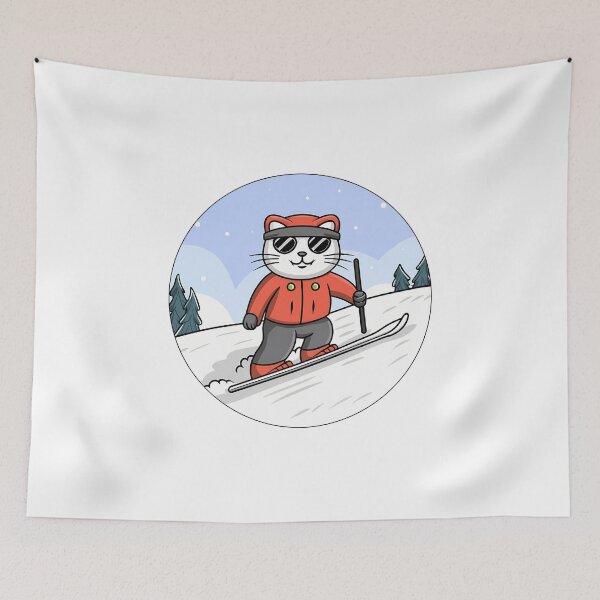 Item preview, cat skiing designed and sold by rozar-nv.