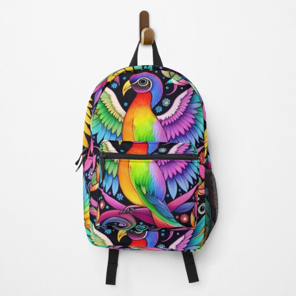 Item preview, Beautiful Colorful Bird and Flowers designed and sold by TheDarkWardrobe.
