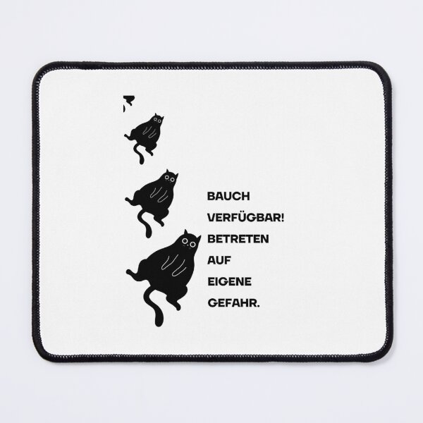 Item preview, Bauch verfügbar! Betreten auf eigene Gefahr - Black Cat Design designed and sold by RM-Journey.