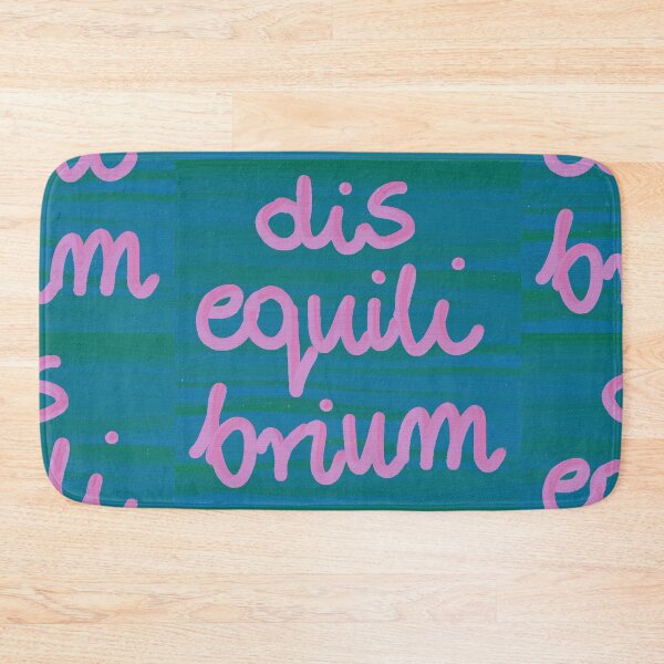 Item preview, DISEQUILIBRIUM word art print designed and sold by nataliavandalia.