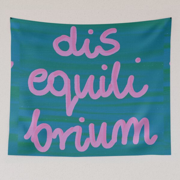 Item preview, DISEQUILIBRIUM word art print designed and sold by nataliavandalia.