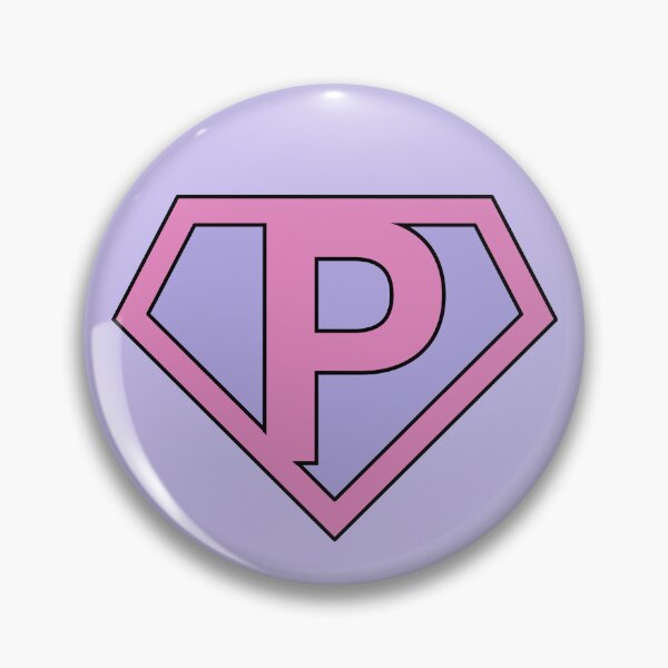 Item preview, Letter P | Super Letter | Purple and Pink designed and sold by Christiana-Art.