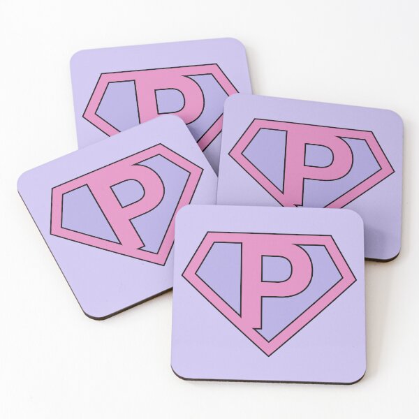 Item preview, Letter P | Super Letter | Purple and Pink designed and sold by Christiana-Art.
