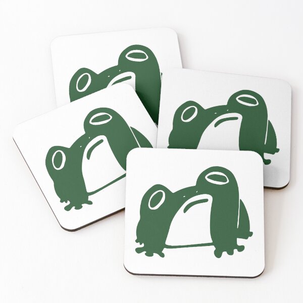 Item preview, Dark Green Melancholy Frog designed and sold by Art-Lyss.