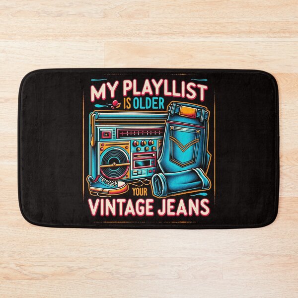 Item preview, "Retro Beats vs. Vintage Threads Funny Gifts designed and sold by DiySystem.