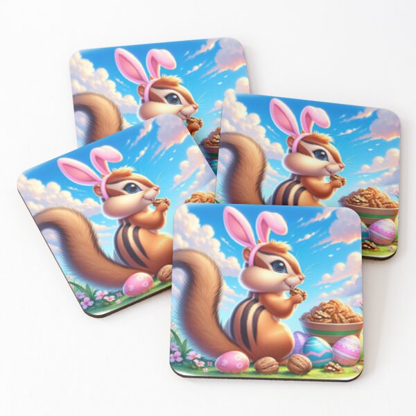 Item preview, Easter chipmunk designed and sold by seahorse crossing.