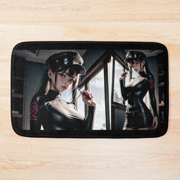 Item preview, Cute WSAT Officer Black Lather Uniform  designed and sold by NPC-Trader.