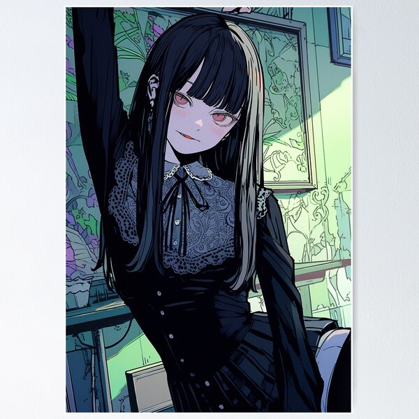 Anime Goth Girl Posters for Sale