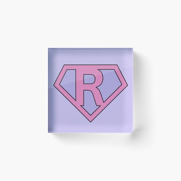 Item preview, Letter R | Super Letter | Purple and Pink designed and sold by Christiana-Art.
