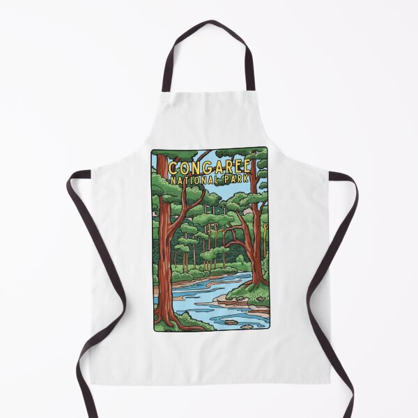 Item preview, Congaree National Park Illustration designed and sold by WatercolorWilds.