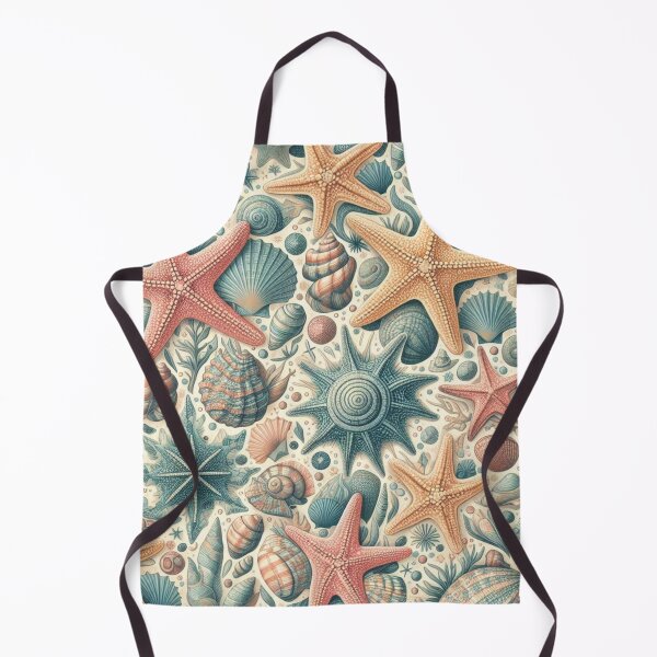 Item preview, Tiny Seastars & Petite Shells Fabric Seaside Bliss designed and sold by Rui Fernandes.