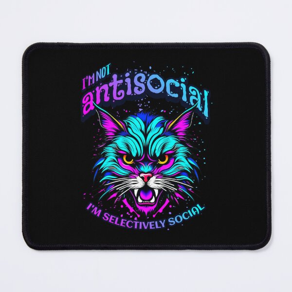 Item preview, I'm Not Antisocial, I'm Selectively Social designed and sold by SeledineArt.