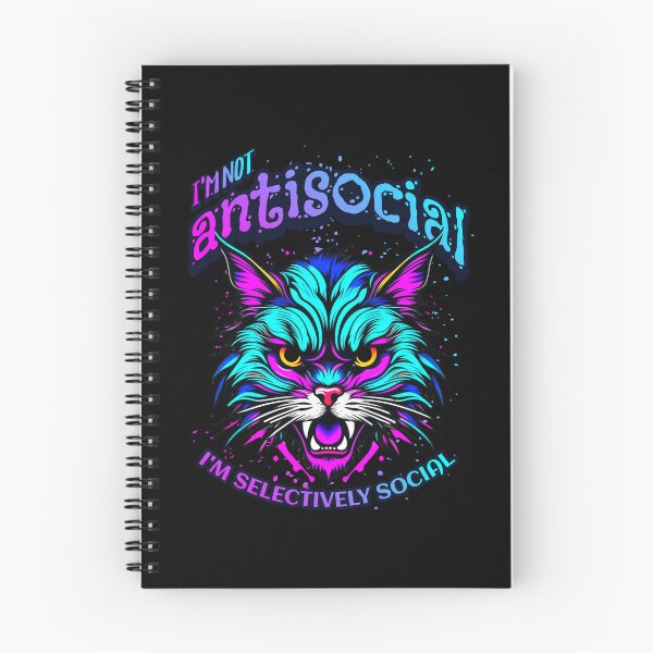 Item preview, I'm Not Antisocial, I'm Selectively Social designed and sold by SeledineArt.