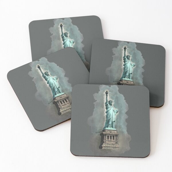 Item preview, Statue of Liberty watercolor designed and sold by studioss76.