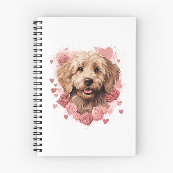 Item preview, Valentines GoldenDoodle designed and sold by RetroPrints.