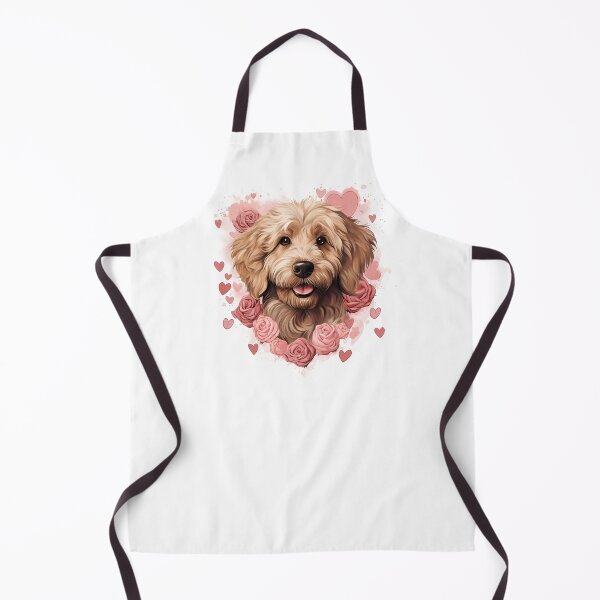 Item preview, Valentines GoldenDoodle designed and sold by RetroPrints.
