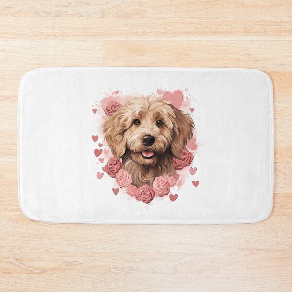 Item preview, Valentines GoldenDoodle designed and sold by RetroPrints.