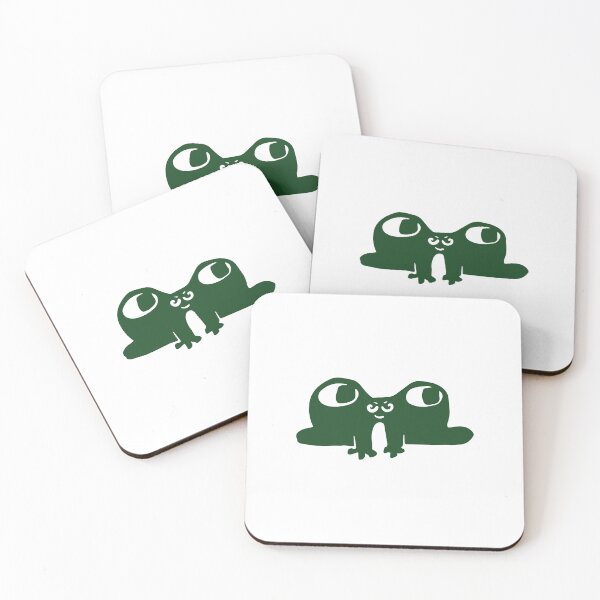 Item preview, Dark Green Mustache Frog designed and sold by Art-Lyss.