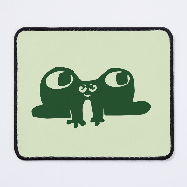 Item preview, Dark Green Mustache Frog designed and sold by Art-Lyss.
