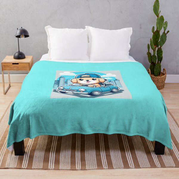 Item preview, Illustration Puppy in the city driving. designed and sold by moni0490.