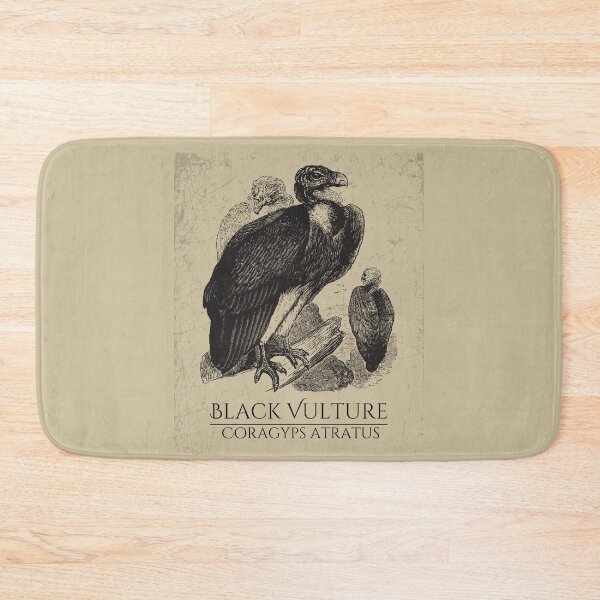 Item preview, Black Vulture Vintage Black Line Drawing Design designed and sold by EarthArtDesigns.