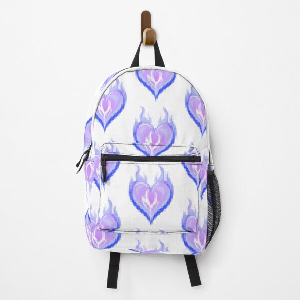 Item preview, Burning Blue/Pink Pastel Heart Pixelated designed and sold by ROSIE-47.