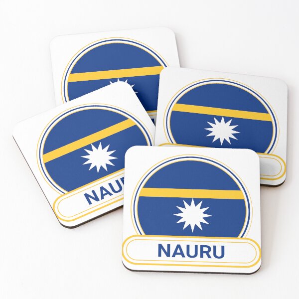 Item preview, Nauru Country Badge - Nauru Flag designed and sold by chrisrivait.