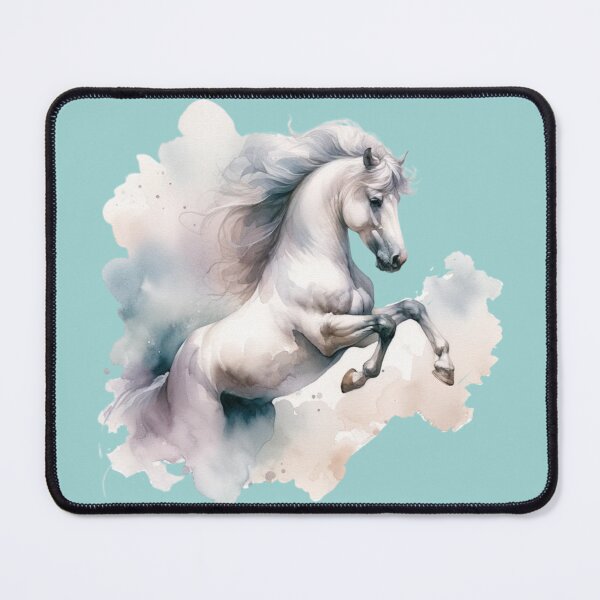 Item preview, White Horse Rearing Splash designed and sold by critterpatchusa.