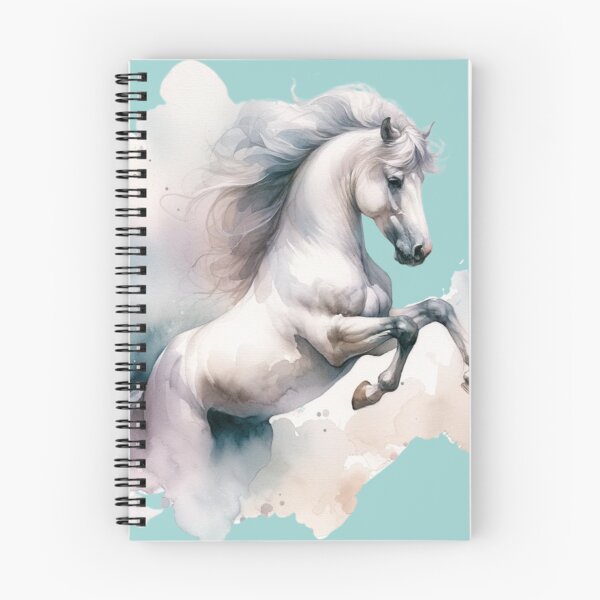 Item preview, White Horse Rearing Splash designed and sold by critterpatchusa.