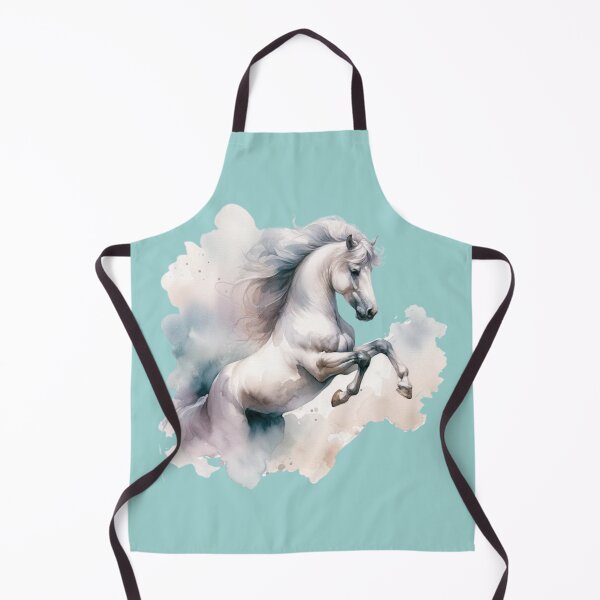 Item preview, White Horse Rearing Splash designed and sold by critterpatchusa.