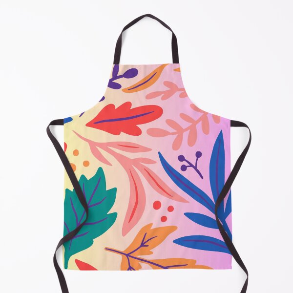Item preview, Floral leaf abstract aesthetic pattern designed and sold by TheRightHonMP.