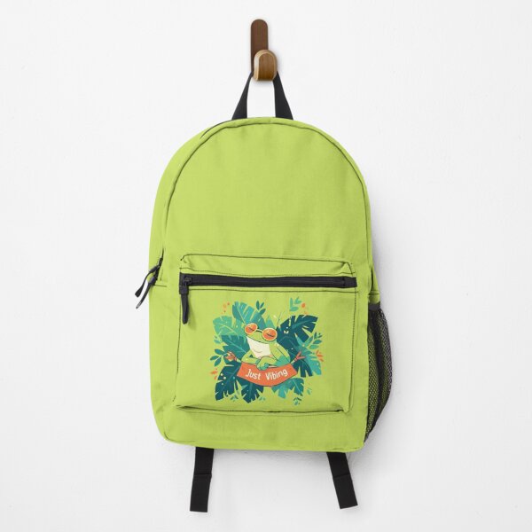 Item preview, Green Frog Just Vibing designed and sold by SweetClicks123.
