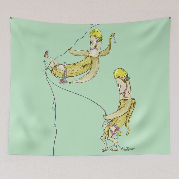 Item preview, Two bananas rock climbing designed and sold by piedaydesigns.