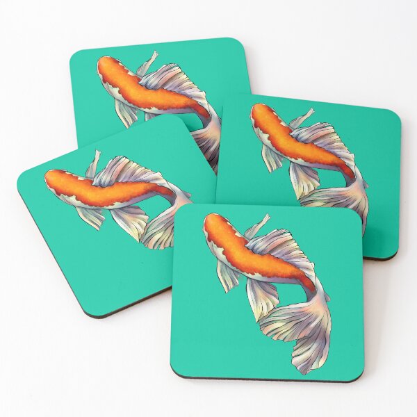 Item preview, Koi Fish Artwork designed and sold by MaryGibsonArt.
