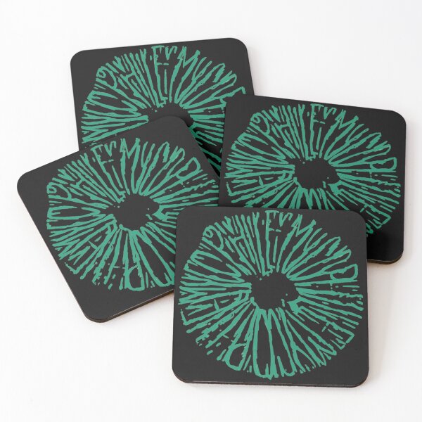 Item preview, Mycofeels colours green scream - 'Mycophile' mushroom spore print designed and sold by tyla9.