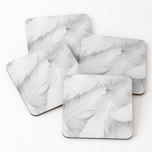 Item preview, Feather pattern for background and texture. White feathers texture abstract background. designed and sold by SoccerMomAlex.