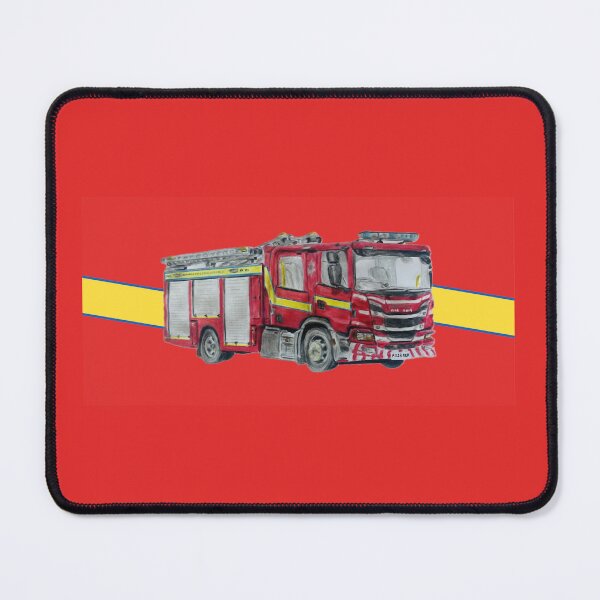 Item preview, Cumbria Fire engine other items designed and sold by Truck drawing art.
