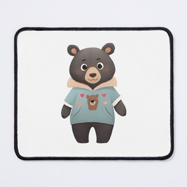 Item preview, Cute black bear designed and sold by ElderDruidArt.