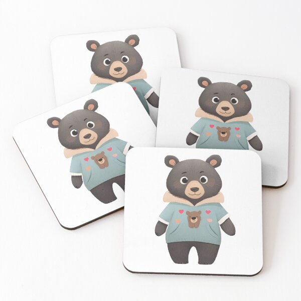 Item preview, Cute black bear designed and sold by ElderDruidArt.