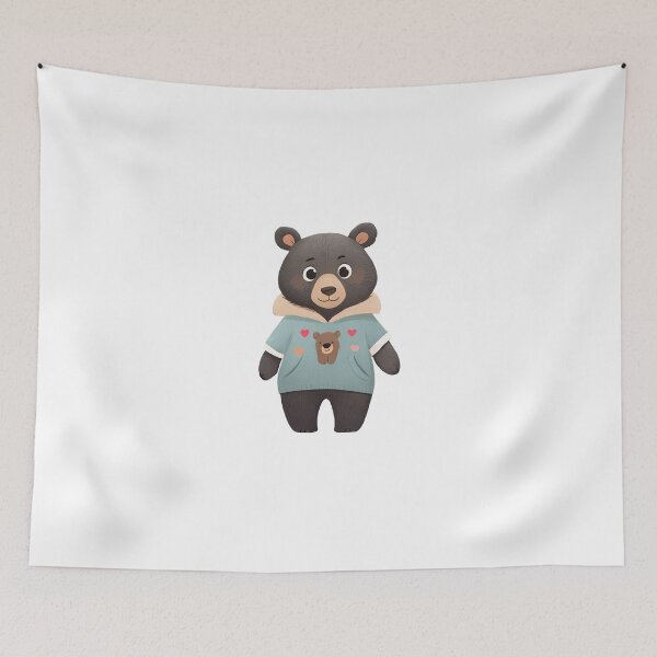 Item preview, Cute black bear designed and sold by ElderDruidArt.