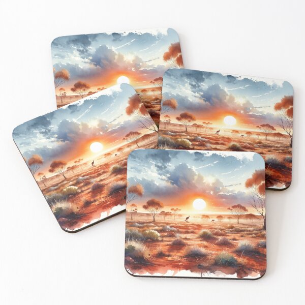 Item preview, Australian in Watercolours designed and sold by Indigo-Alan.