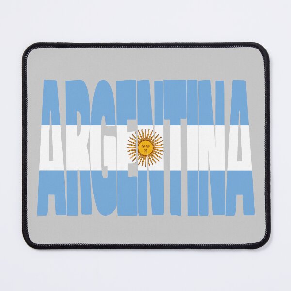 Item preview, Argentina flag stencil designed and sold by Kuni-Art.