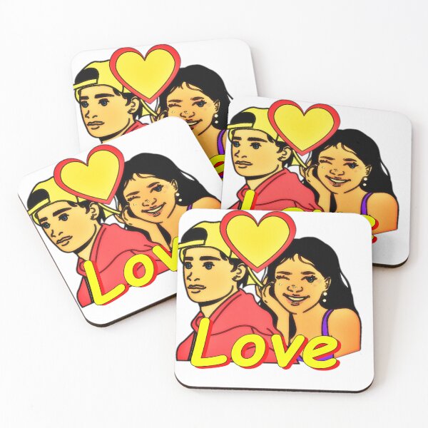 Item preview, Eternal Love in Yellow and Dark: A Valentine's Day Portrait designed and sold by Olojo.