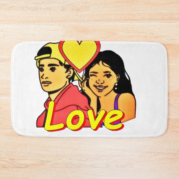 Item preview, Eternal Love in Yellow and Dark: A Valentine's Day Portrait designed and sold by Olojo.