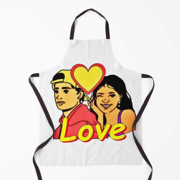Item preview, Eternal Love in Yellow and Dark: A Valentine's Day Portrait designed and sold by Olojo.