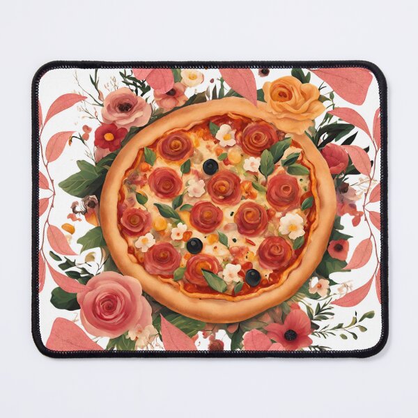 Item preview, FLORAL PIZZA designed and sold by Modern-Tropical.