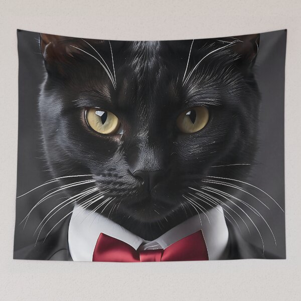 Item preview, Valentine cat in tuxedo AI generated  designed and sold by Khala.